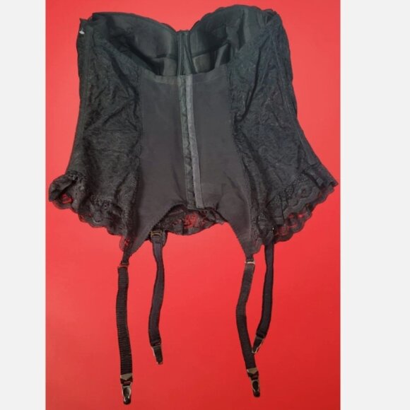 New Lace Goddess Corset Bustier – Black (Multiple Sizes) - Picture 2 of 9